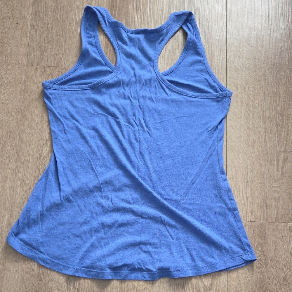 Threads 4 Thought Blue Racerback Tank Top - Picture 3 of 3